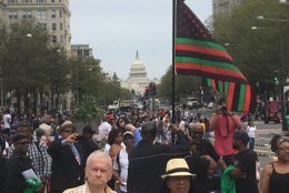 Hundreds attend the Emancipation Day Parade in D.C. on Saturday, April 13, 2019. (WTOP/Rick Massimo)