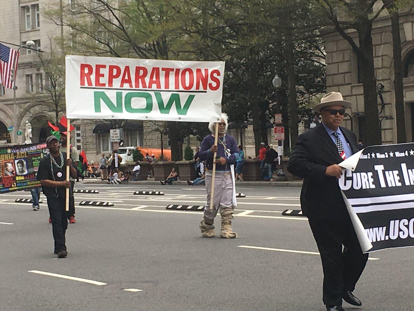 The Emancipation Day Parade takes place Saturday, April 13, 2019, in D.C. (WTOP/Rick Massimo)