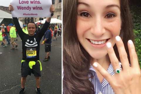 ‘I ran with Wendy:’ Slain runner’s fiance felt connection running Boston Marathon in her honor