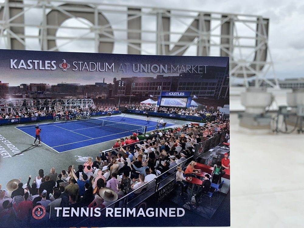 A tennis stadium that seats 700 will be the new home for the Washington Kastles starting this year. (WTOP/Noah Frank)
