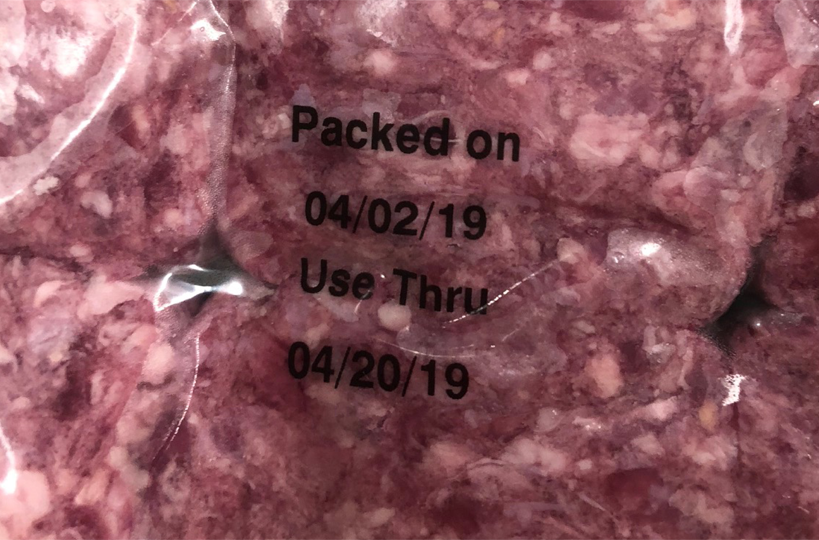 K2D Foods, which is also known as Colorado Premium foods, has recalled over 113,000 pounds of raw ground beef products that are feared to be contaminated with E. coli 0103, the USDA's food Safety and Inspection Service said Tuesday. (Courtesy USDA)
