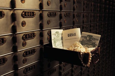 What should I keep in a safe deposit box?