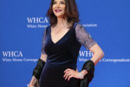 Shohreh Aghdashloo attends the 2019 White House Correspondents' Association dinner at the Washington Hilton on Saturday April 27, 2019, in Washington. (Photo by Charles Sykes/Invision/AP)