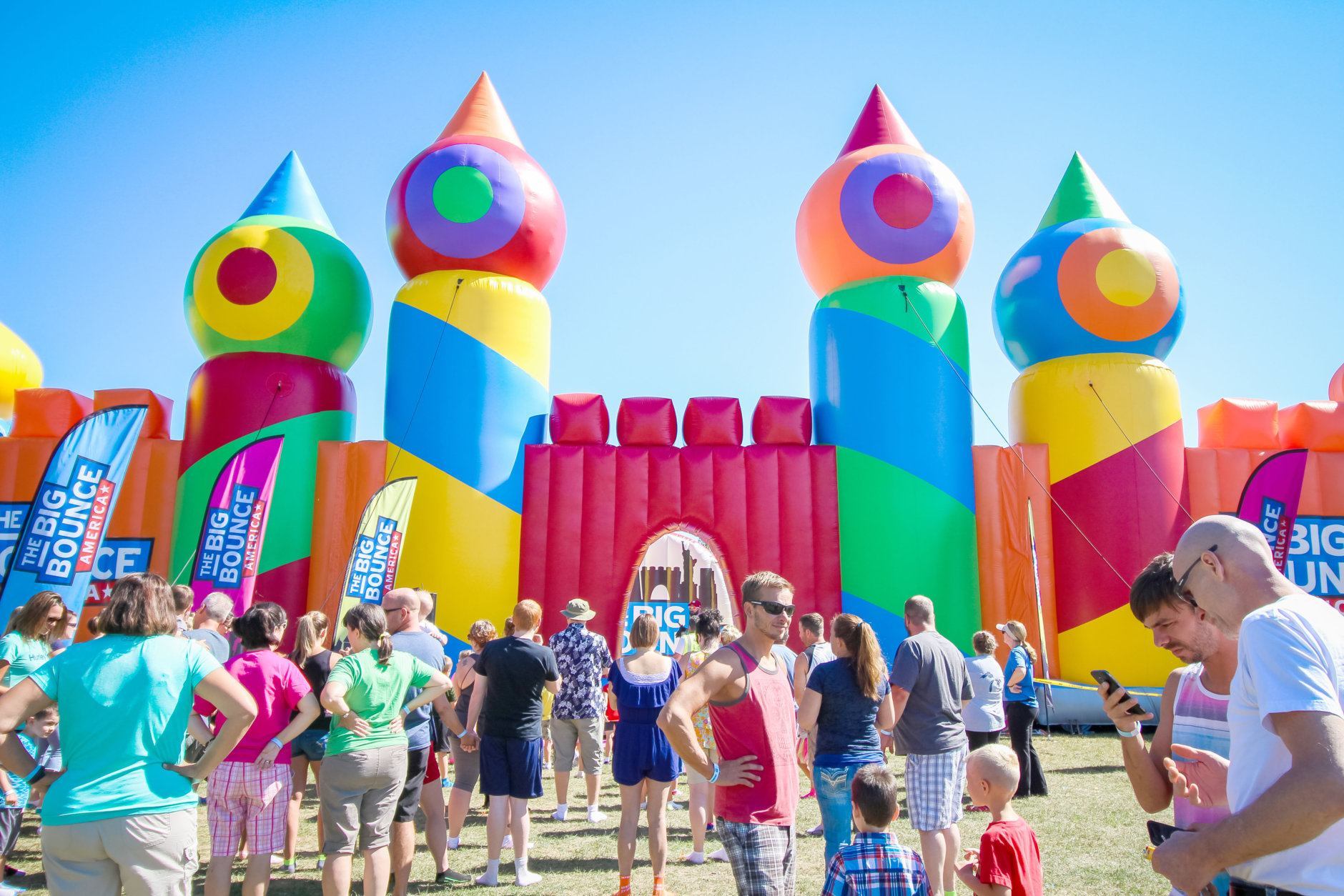 the world's largest bounce house