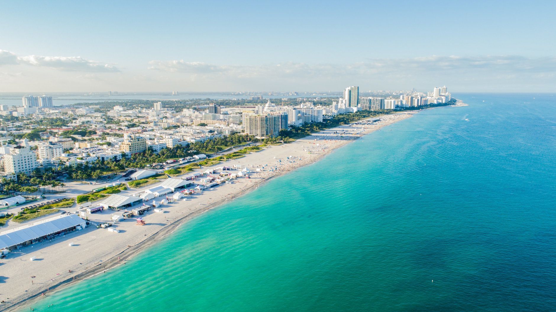 Miami Beach Aerial Beach