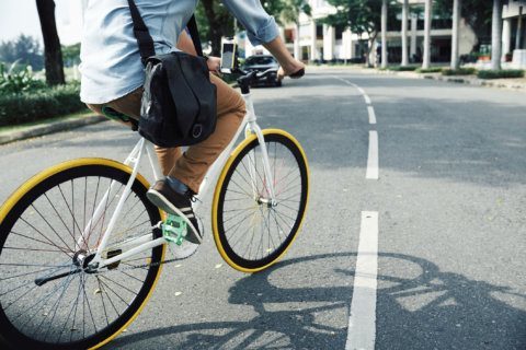Cyclists won’t have to put on the brakes completely at stop signs under new DC council bill