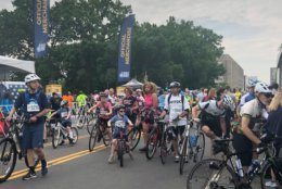 People are eager to explore the city on bikes without the hassle of city traffic to slow them down. (WTOP/Melissa Howell)