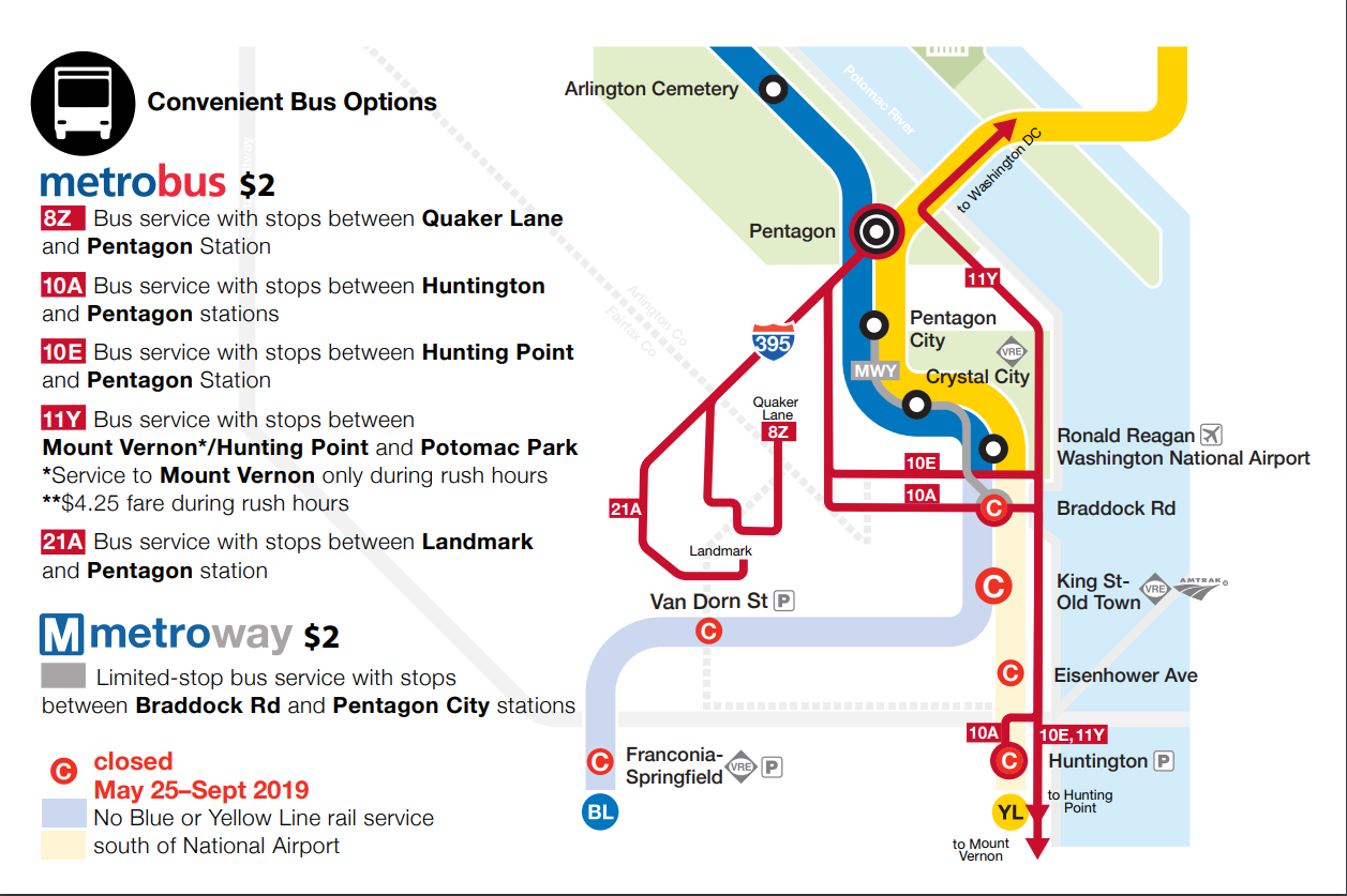 Those that rely on the trains that will be shut down this summer have convenient bus options to get around. (Courtesy Metro) 