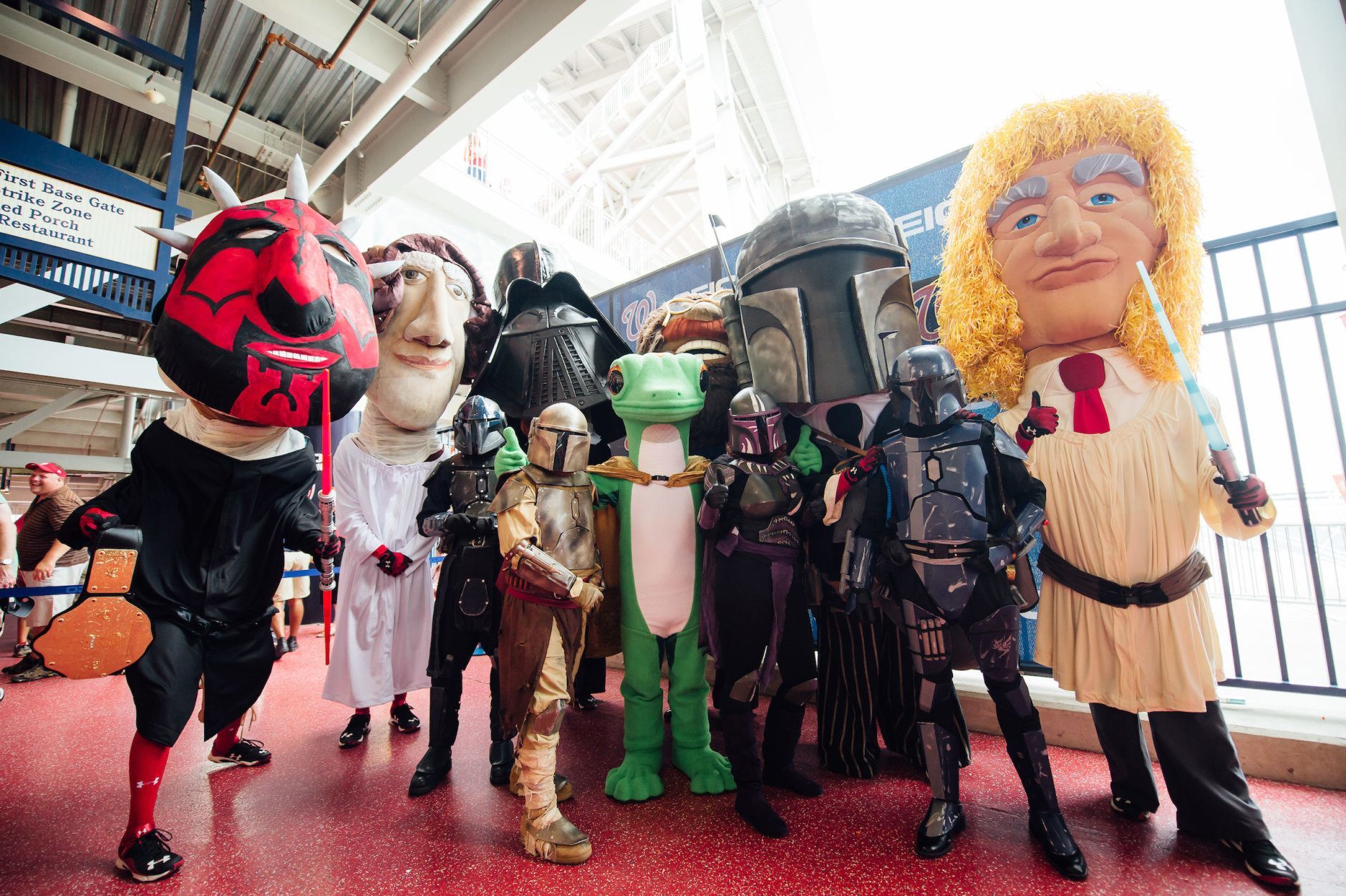 The Washington Nationals host the franchise's first-ever "Star Wars Day" at Nationals Park on July 19, 2015 in Washington DC.  (Paul Kim for the Washington Nationals)