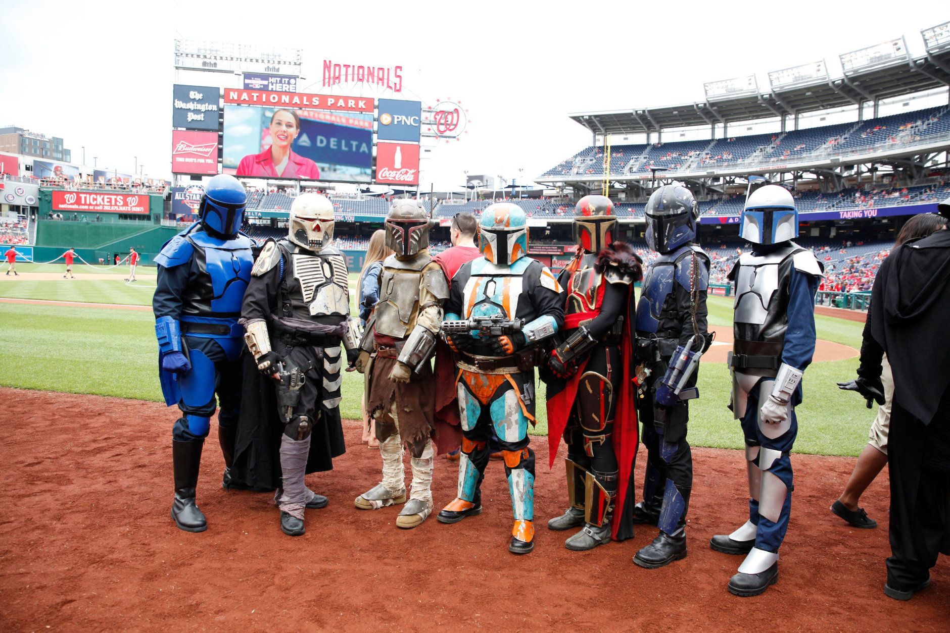 Star Wars Day at Nationals Park is June 15. The first was in 2015. (Courtesy Washington Nationals Baseball Club)
