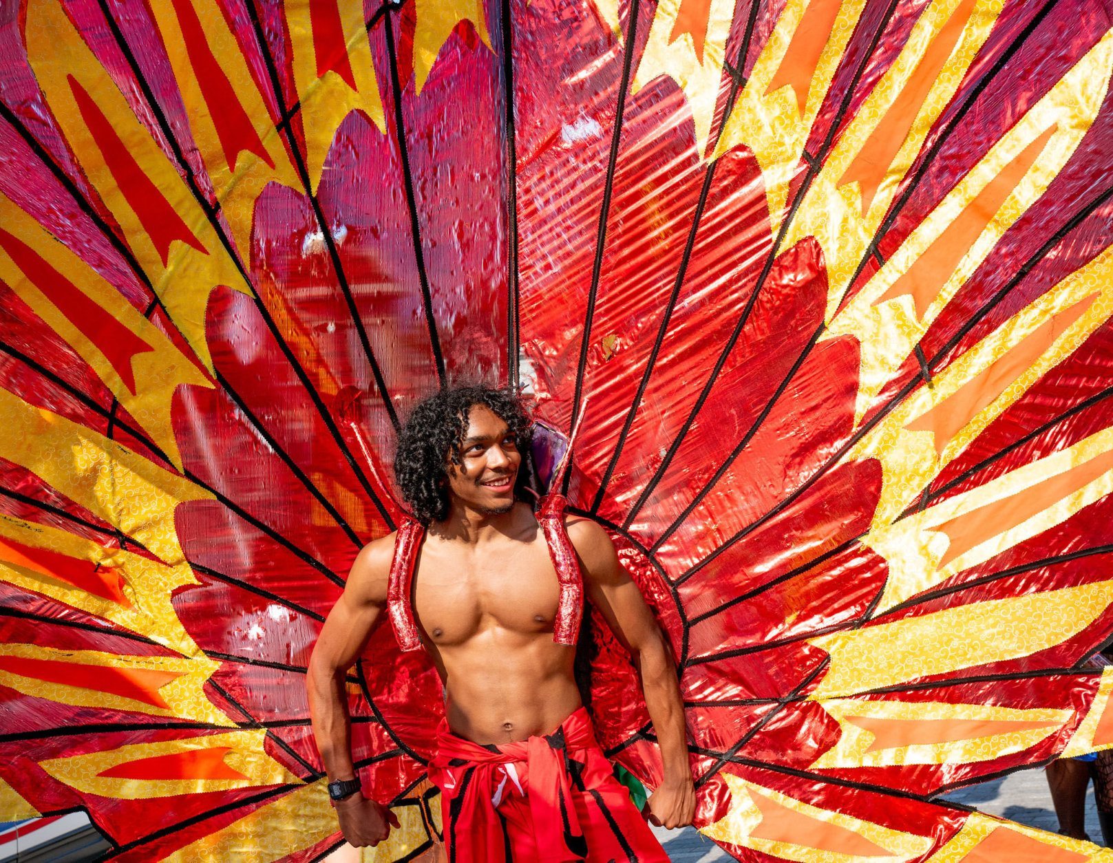 A performer from the Vava United School of Samba at the 2018 D.C. Funk Parade. (Courtesy Victoria Pickering)