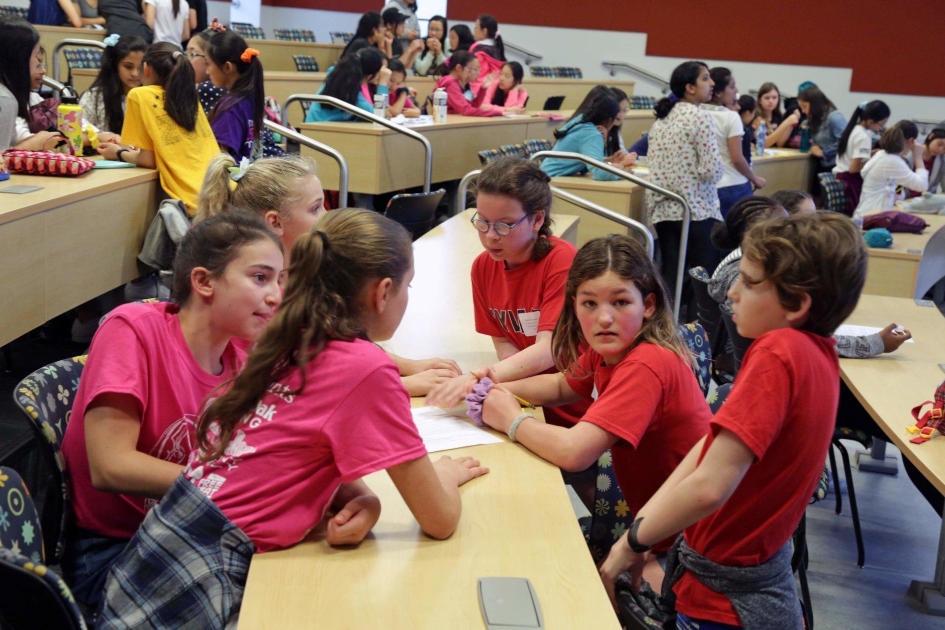 More than 130 girls participated in the inaugural InteGIRLS event at Montgomery College in Rockville, Maryland on May 18. (Courtesy/InteGIRLS) 