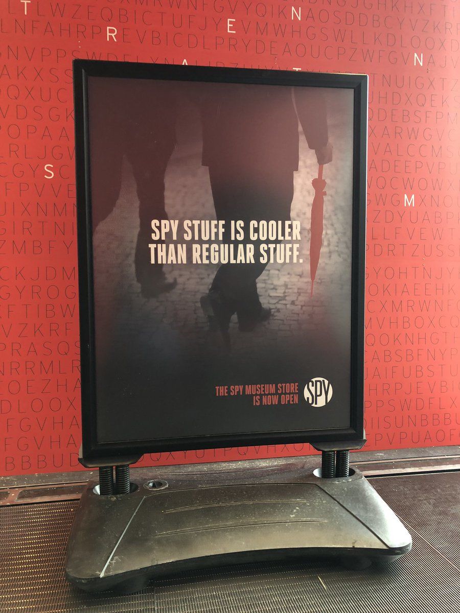 "Spy stuff is cooler than regular stuff," says a sign at the new spy museum in D.C.