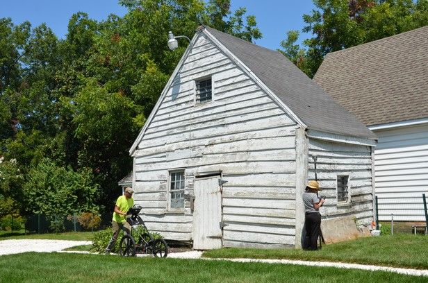The Bayly Cabin has long been believed to have been used as slave quarters, and recent archaeological work has confirmed that families once lived in the cramped cabin. (Courtesy Dorchester County)