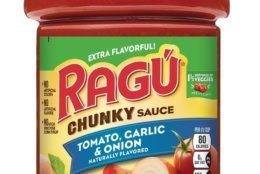 RAGU Chunky Tomato, Garlic &amp; Basil 45oz Jar (Mizkan America, Inc./Hand-out)