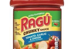 RAGU Chunky Tomato, Garlic &amp; Basil 66oz Jar (Mizkan America, Inc./Hand-out)