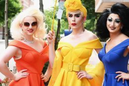 Dreama, Citrine and Logan Stone of The Haus of Stone at the 2019 Capital Pride Parade. (Courtesy Shannon Finney Photography)