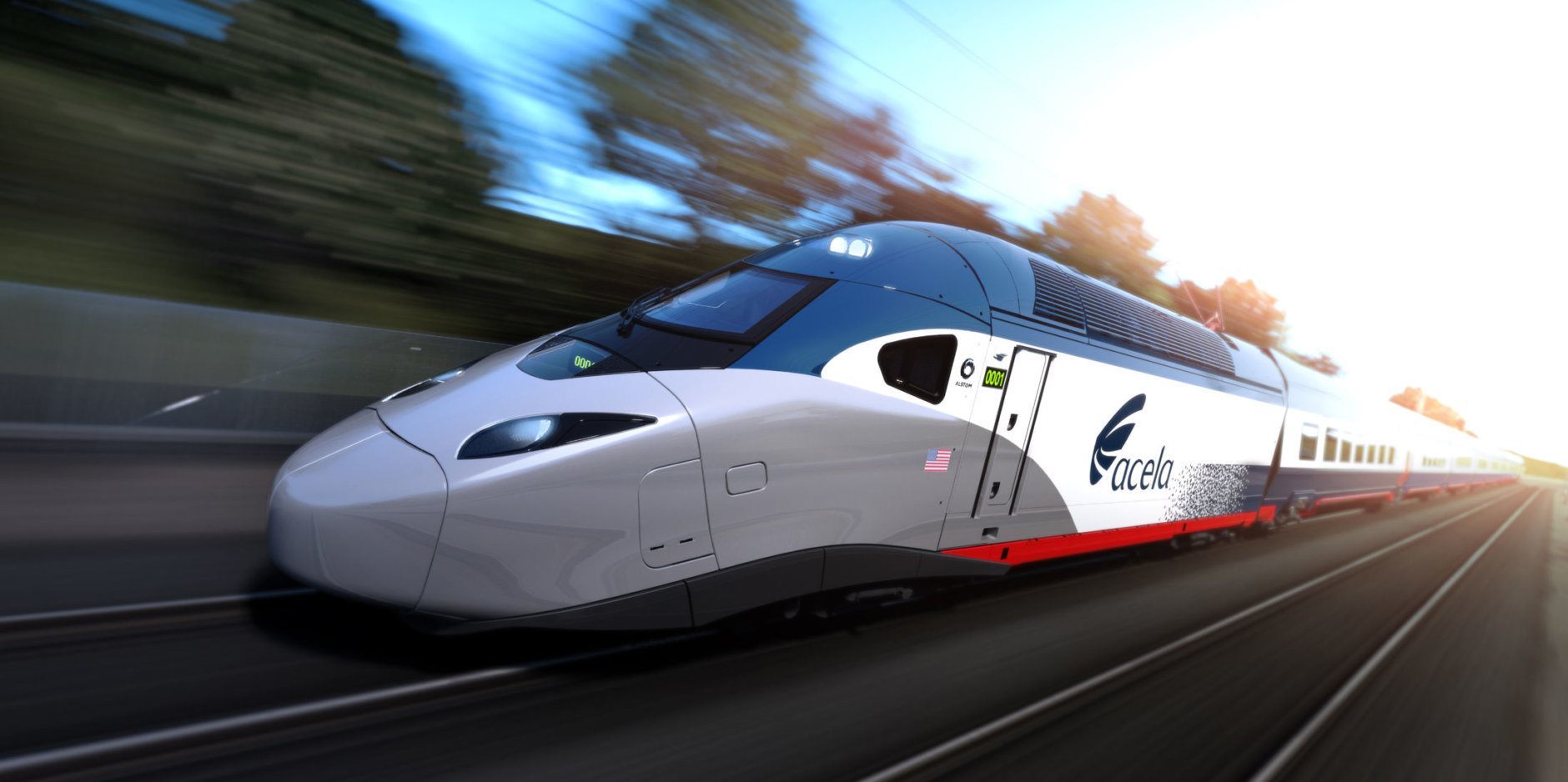 The first prototype of the new Acelas will be ready for testing later this year and will go into passenger service toward the end of 2022. They will carry 30% more passengers and reach 160 mph. (Alstom SA 2017)