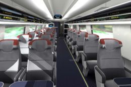 The new trains will display information on speed and location, as well as which seats are reserved and for how long. (Alstom SA 2018)