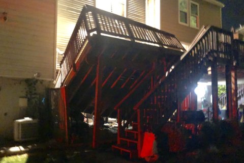 Overcrowded deck collapses during Germantown birthday celebration