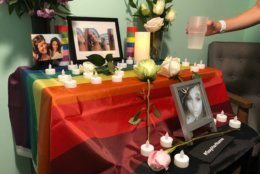 On what would have been Zoe Spears' 24th birthday on Tuesday, friends gathered at the Latin American Youth Center to remember the transgender woman who was murdered last week. (WTOP/Kristi King)