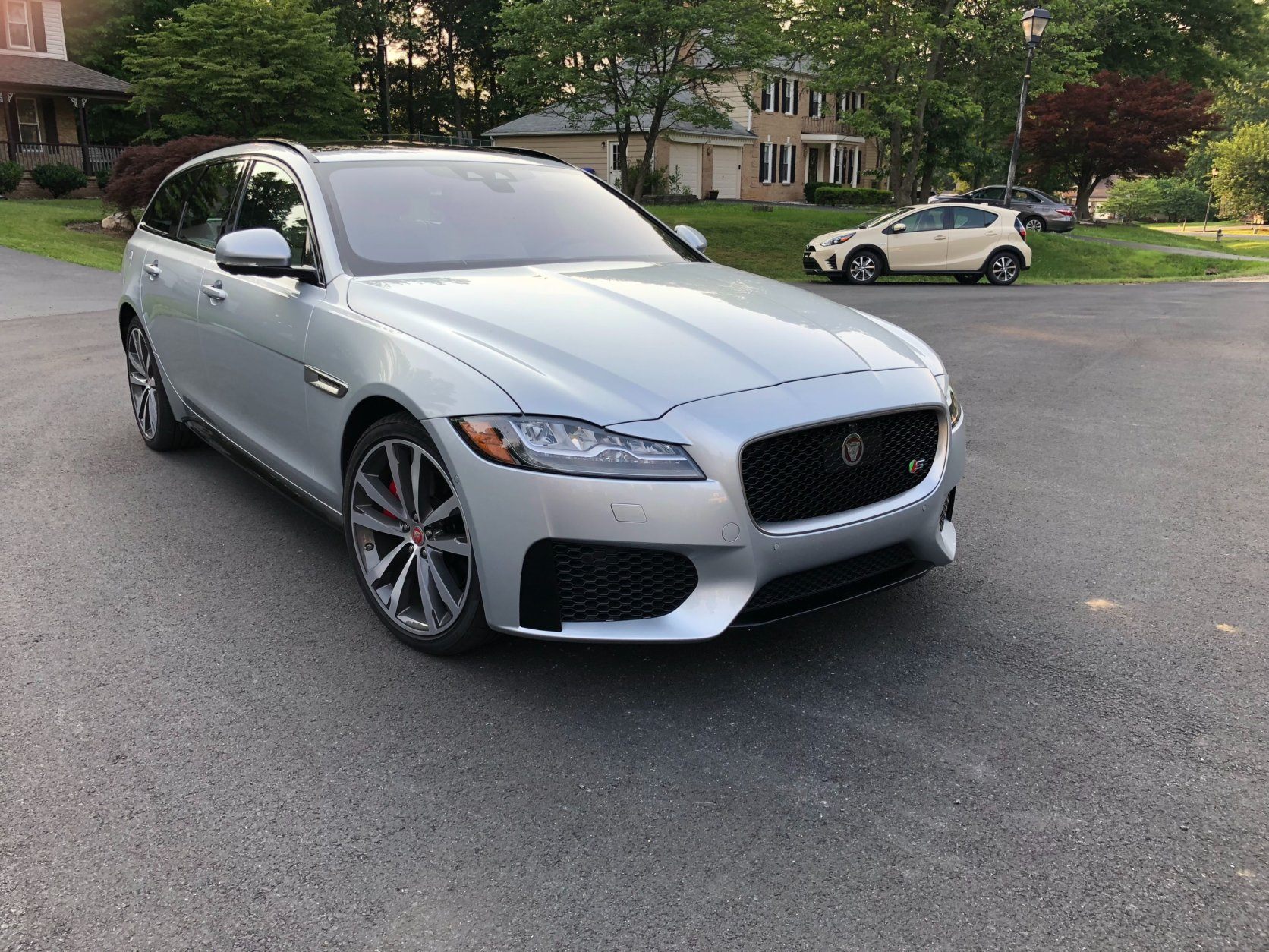 WTOP Car Reviewer Mike Parris says the Jaguar XF Sportbrake is a worthy alternative to a crossover. (WTOP/Mike Parris) 