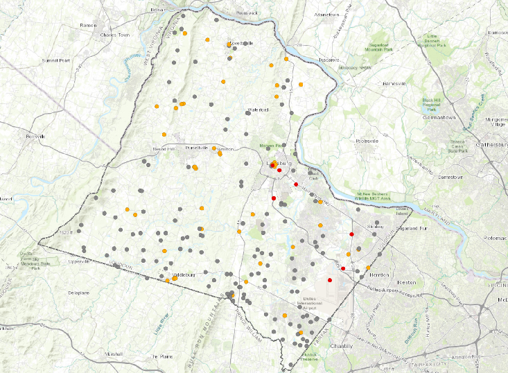 Loudoun county property map