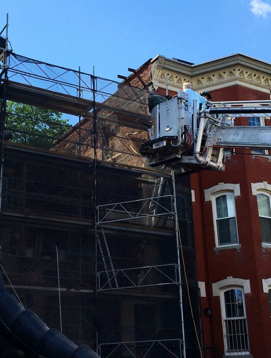 A building inspector said nearby homes are safe to be reoccupied, according to D.C. Fire and EMS. (Courtesy DC Fire and EMS)