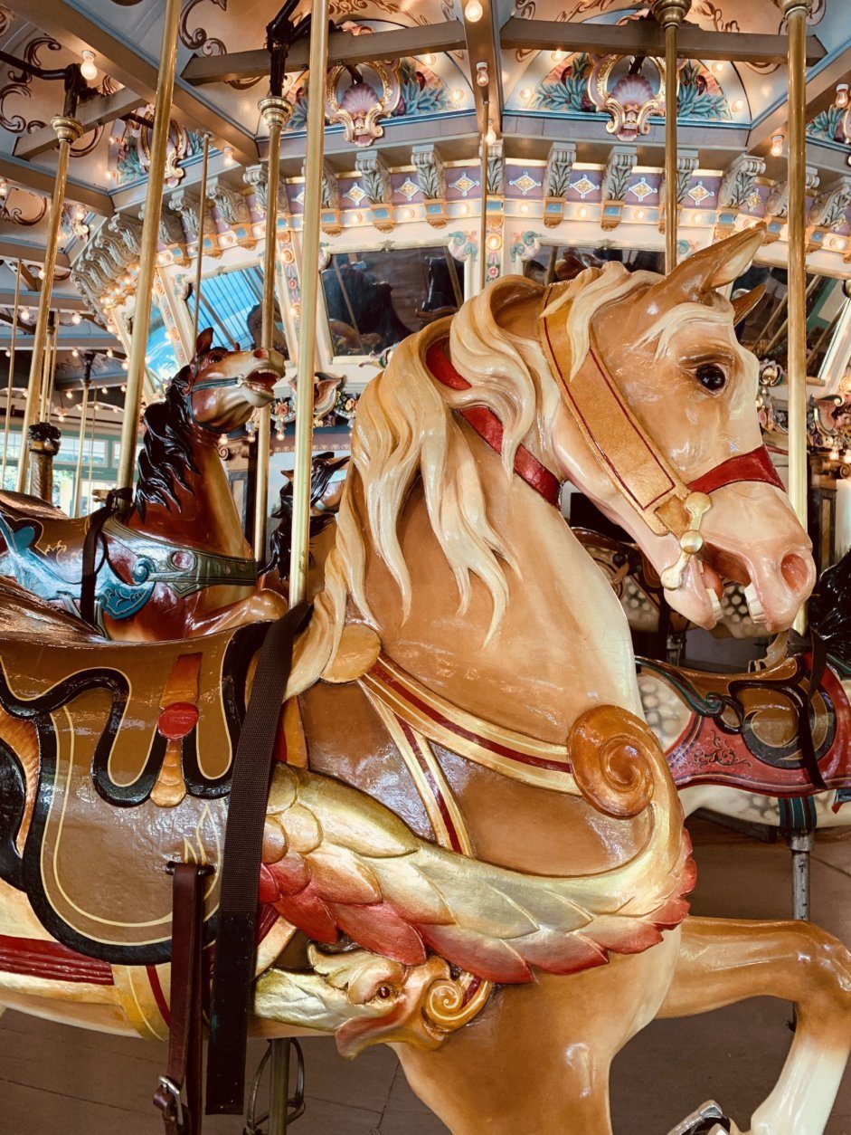  The park has announced that the carousel is closing June 30 for building repairs and won't reopen until next spring. (Courtesy/Louise Schiavone)