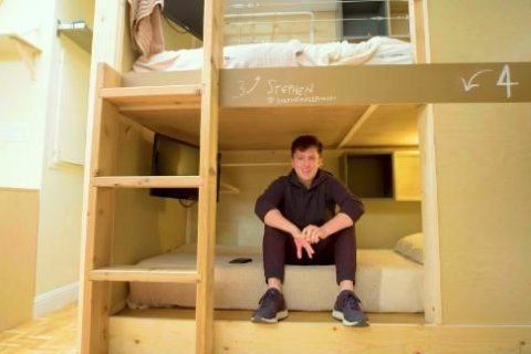 This bunk bed is $1,200 a month, privacy not included