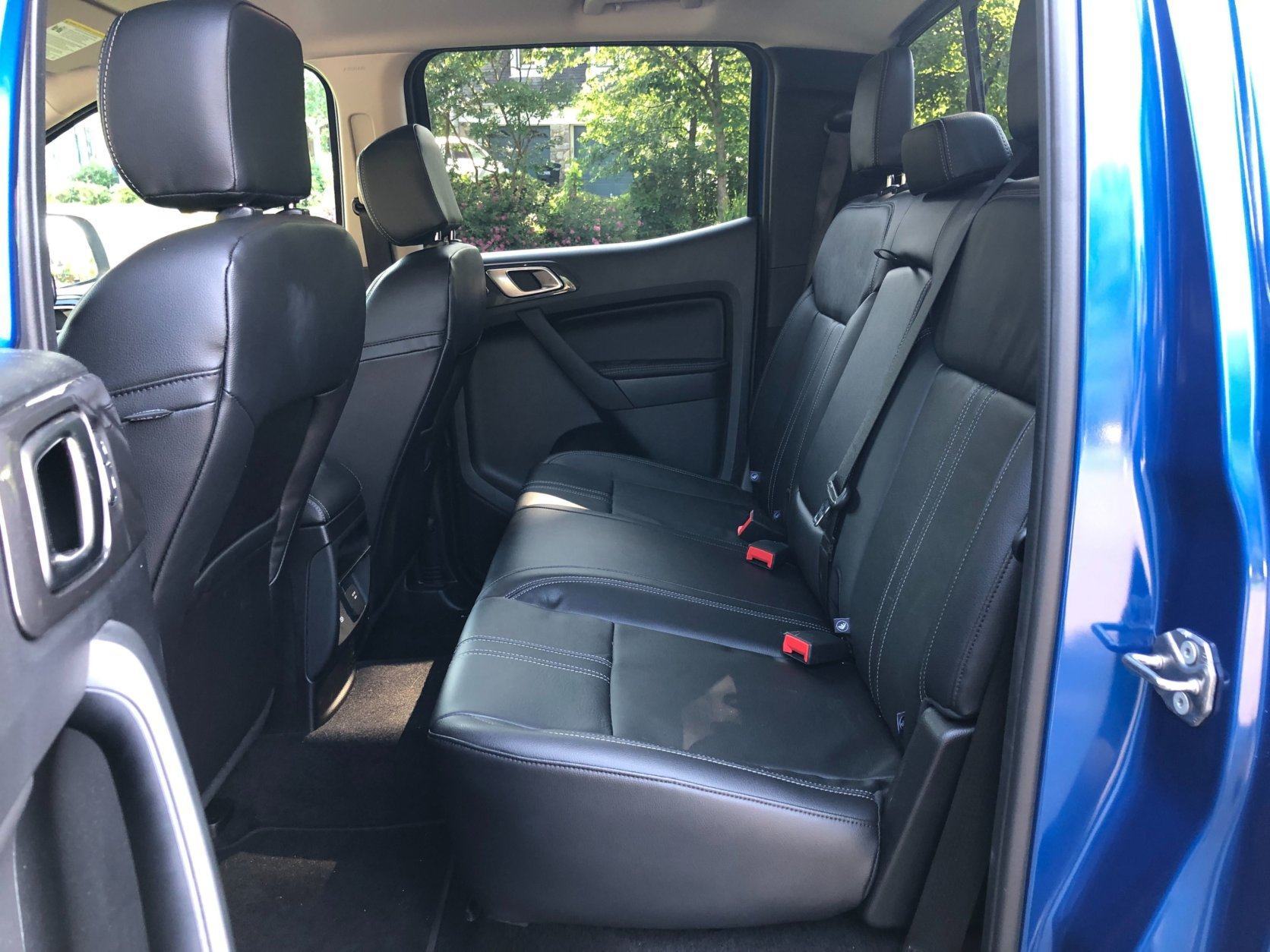 <p>Back seat riders are also treated well with good leg and head room for this class. There aren’t air vents in the back of the center console so it could be a hot wait for a cool down in the heat.</p>
