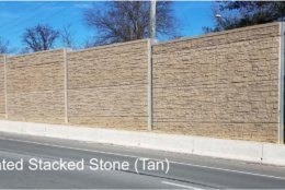 The proposed sound wall to minimize noise from traffic on I-66. (Courtesy Virginia Department of Transportation)