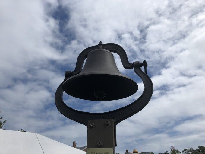 Bells simultaneously rang across the nation, and at Fort Monroe, for four minutes -- one for each century -- to honor the first Africans who landed in 1619 at Point Comfort and 400 years of African American history. 