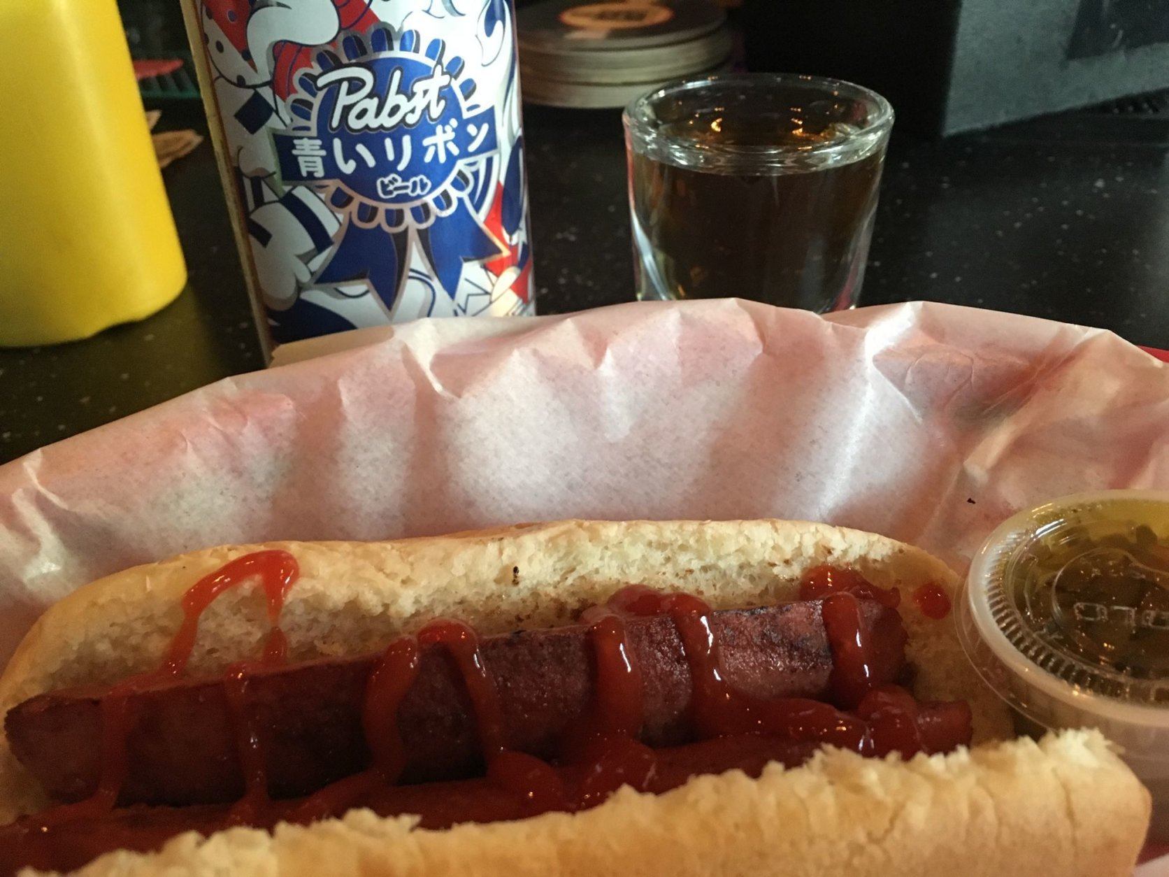 <p><span style="font-weight: 400;"><strong>$7:</strong> This is the best happy hour deal in the city, period, stop, end of sentence. Where else can you get a can of PBR, a shot of Jim Beam, and a grilled hot dog, all for just $7, but at Bravo Bar (2917 Georgia Ave. NW)? The best part? Well, the hot dog. But the second-best? It’s available every day of the week from 5-8 p.m. — Noah Frank</span></p>
