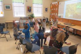 Second graders at D.C.'s Maret School get a lesson in the life cycle of the mussel