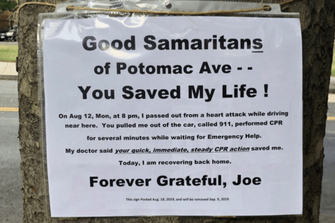 ‘Forever grateful’: Anonymous ‘Joe’ thanks good those who pulled him from car and gave him CPR