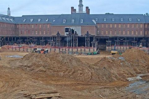Lifting up a building by millimeters to make way for DC’s Wegmans