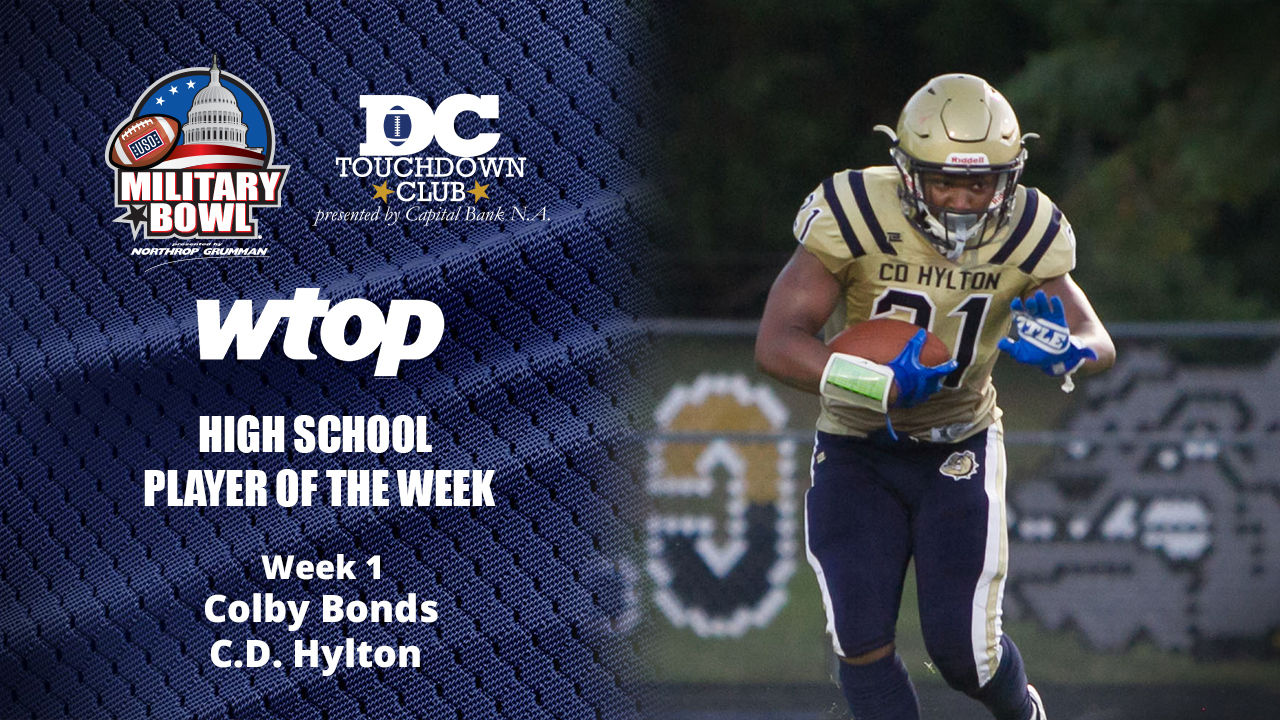 Hyltons Colby Bonds Wins High School Football Player Of The Week