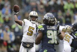<p><b><i>Saints 33</i></b><br />
<b><i>Seahawks 27</i></b></p>
<p>Unless you&#8217;re a Seattle fan, it&#8217;s hard not to feel good for Teddy Bridgewater. The backup to Drew Brees won his first start since Week 17 … in 2015, well before his career-altering knee injury. If he can keep playing like this, the Saints can hang with anybody.</p>

