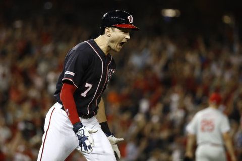 Washington Nationals sweep doubleheader against the Phillies, clinch playoff spot