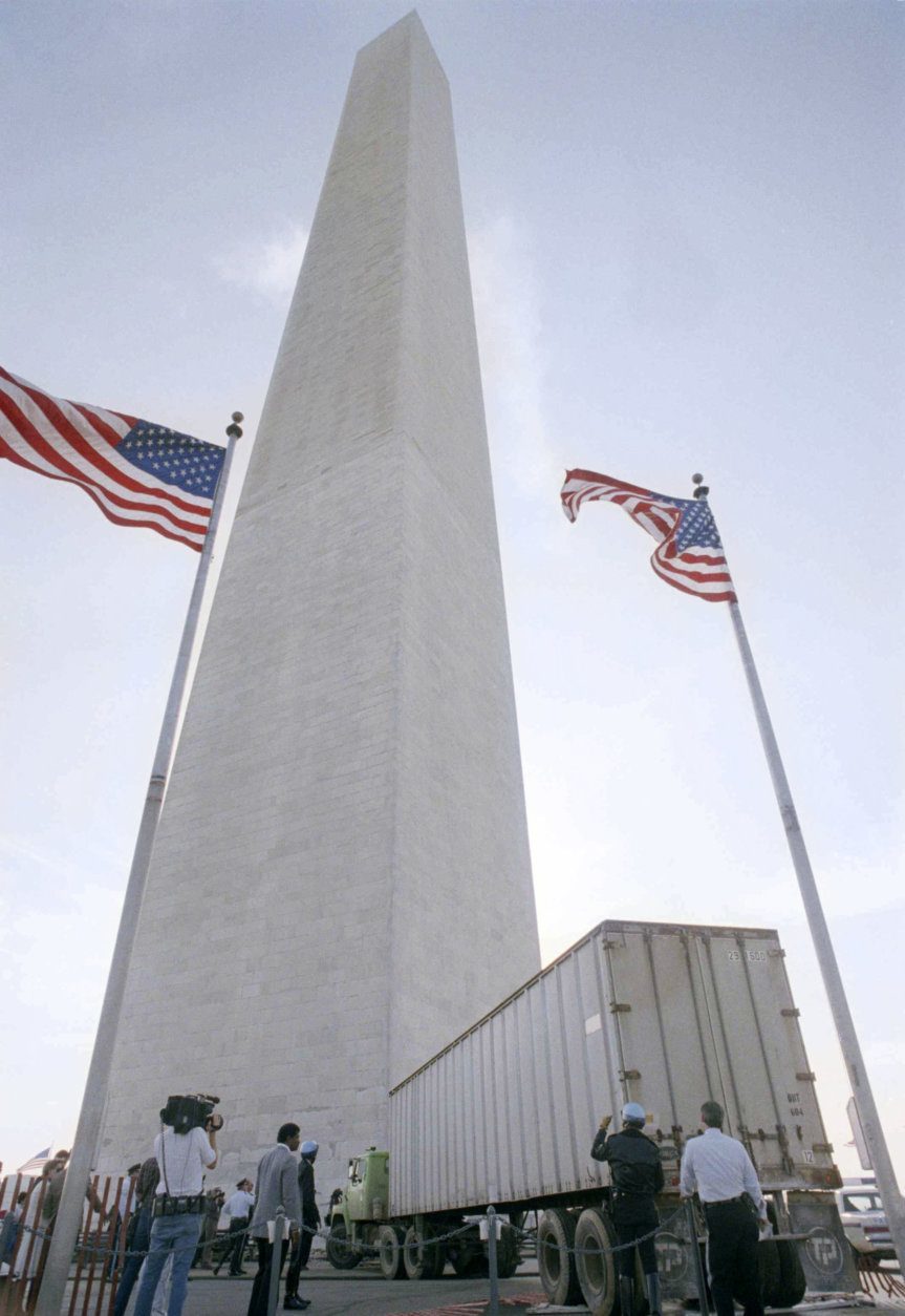 <p>It used to be much easier to get close to the Washington Monument — maybe too close.</p>
