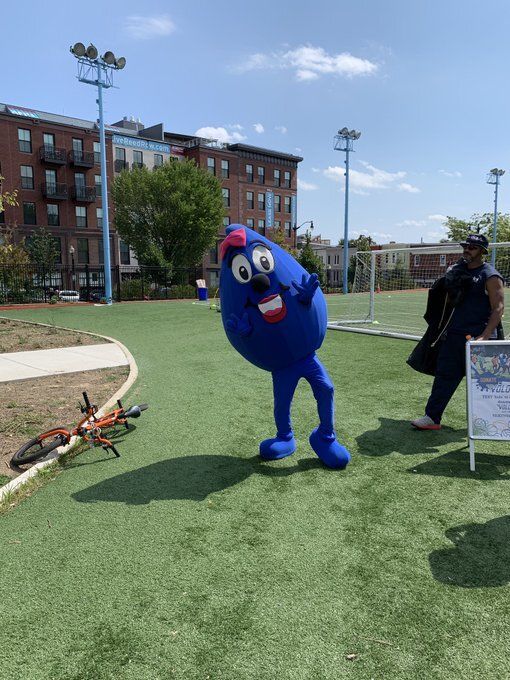 Wendy the Water Droplet made an appearance at Adams Morgan Day.