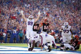 <p><b><i>Bengals 17</i></b><br />
<b><i>Bills 21</i></b></p>
<p>Buffalo is 3-0 and has <a href="https://www.espn.com/nfl/team/_/name/buf/buffalo-bills">a schedule</a> that implies the Bills could steal the Browns&#8217; thunder and be the team that crashes the playoff party this year.</p>
