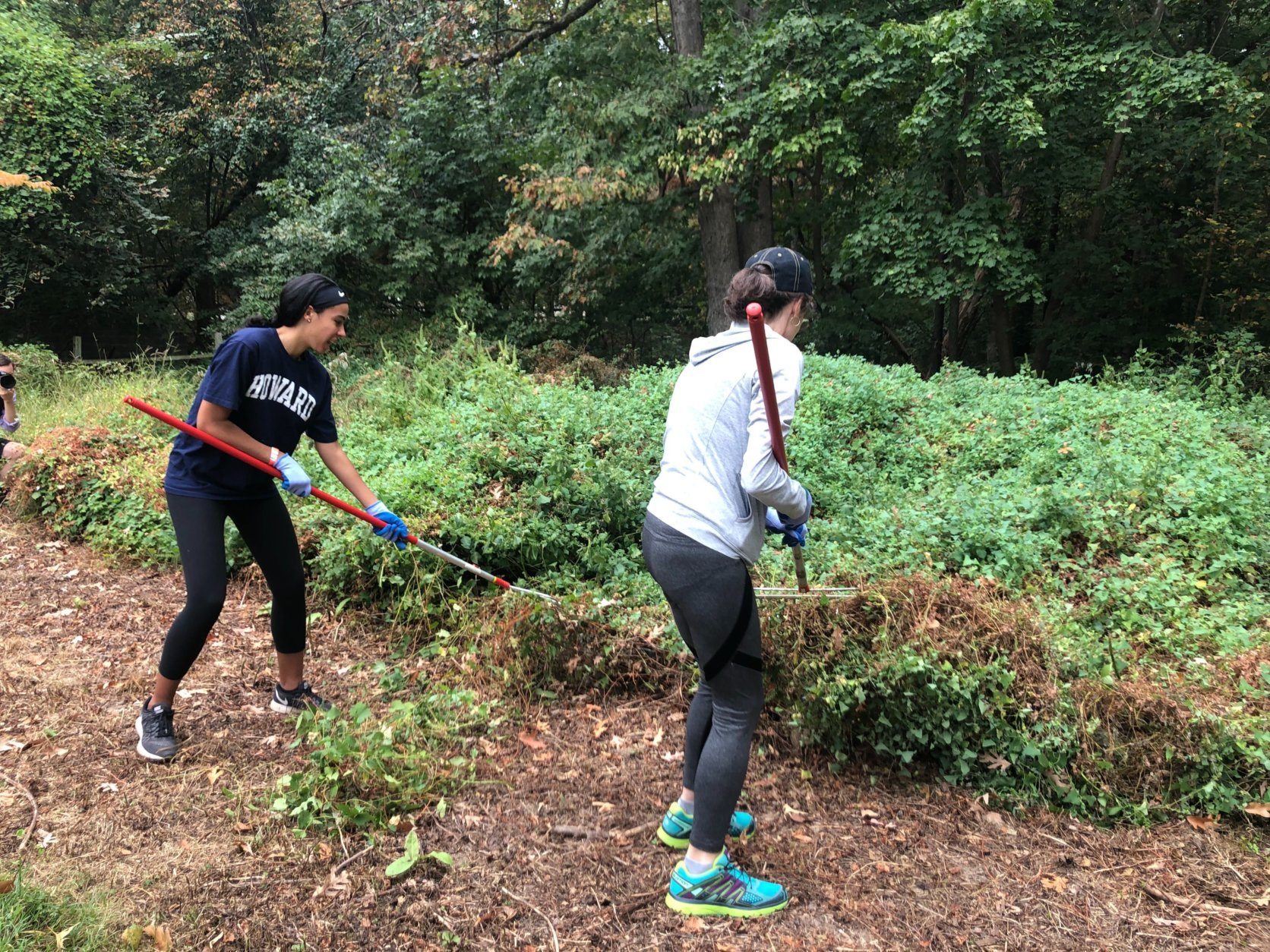 Maintaining trails, clearing invasive species and picking up litter were just a few of the tasks volunteers were assigned.