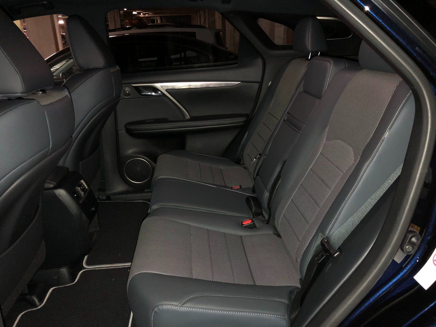 The F Sport sports a business like interior. With large 12.3” screen.