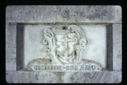 <p>Rhode Island&#8217;s stone is pretty elaborate.</p>
