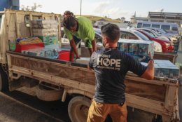 Gustavo Pagan, Logistician for Project Hope,  in Bahamas, Wednesday, Sept.4, 2019. (Javier Galeano, Project Hope)