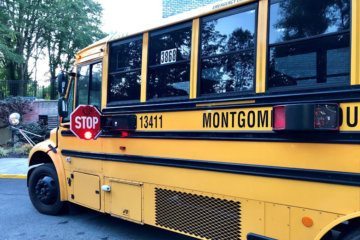 school bus in Montgomery County