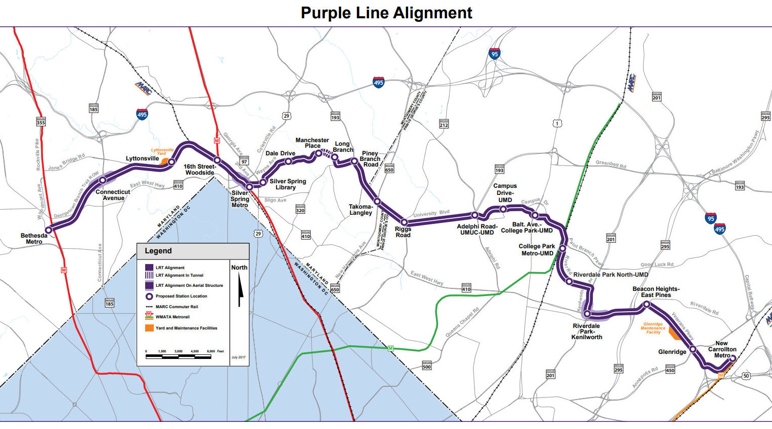 purple line route