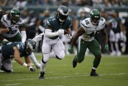 <p><em><strong>Jets 6</strong></em><br />
<em><strong>Eagles 31</strong></em></p>
<p>Until Sam Darnold returns, the New York Jets are an extra bye week for their opponents. Except the Redskins. They could definitely beat the Redskins.</p>
